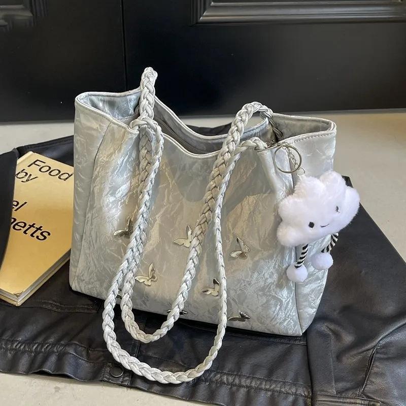 Women's Large-capacity 2025 New Bags, Autumn and Winter High-end College Students Commute To Class, Fashionable Handbags