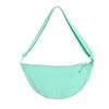Korean Style Pleated Dumpling Bag: Lightweight Solid Color Shoulder & Crossbody Bag