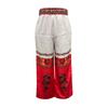 Women's Cotton And Linen High Waist Retro Print Fashion Trousers