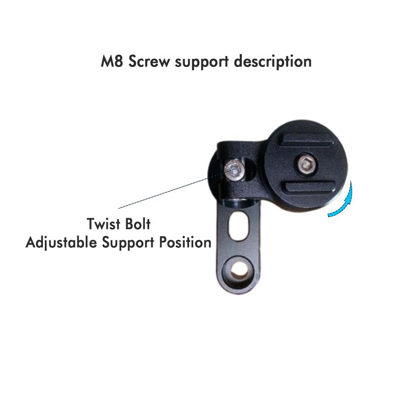 TPSFR Phone Holder for Motorcycle Steering damper Handlebar Riser Hole Aluminum Quick Lock Anti-vibration Phone Mount Commuting