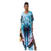 2026 European & American Cotton Beach Cover-up: Loose Robe-Style Long Dress Swimsuit Outerwear for Women