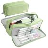 Oxford Cloth Solid Color Pencil Pouch Large Capacity Stationery Organizer  Student Use