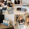 Stylish Color Block Handheld Shoulder Bag For Women In Fresh Summer Design 2024