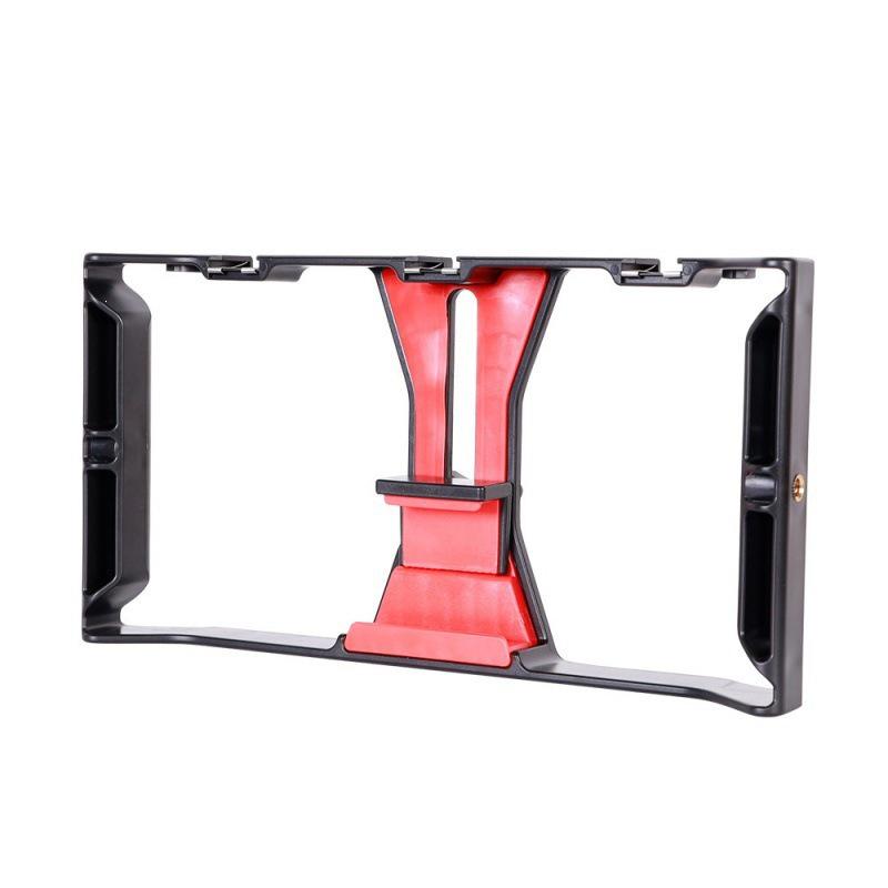 Live Broadcast Rabbit Cage Ring Light with Stable Follow Shot, Hot Shoe Mount, Handheld Bracket, Phone Frame for Photography.