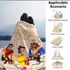 1Pc Beauty Beast Romance Blanket Soft And Comfortable Casual Warm Camping Travel Christmas Halloween Xmas Gift M928411