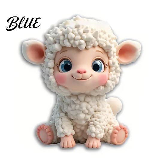 Small Decorative Magnets Acrylic Animal Refrigerator Magnet, Cow Sheep Koala Frog Seal Kitchen Fridge Magnetic Decoration for Lockers Whiteboards