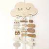 A Personal, Handmade DIY Cloud-shaped Wooden Hairpin Storage Box, Featuring 6 Storage Lines To Conveniently Store Hairpins