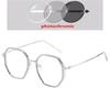 0 -0.5 -0.75 To -6.0 Polygon Student Myopia Eyeglasses Finished Women Men Vintage Metal Prescription Glasses For The Nearsighted