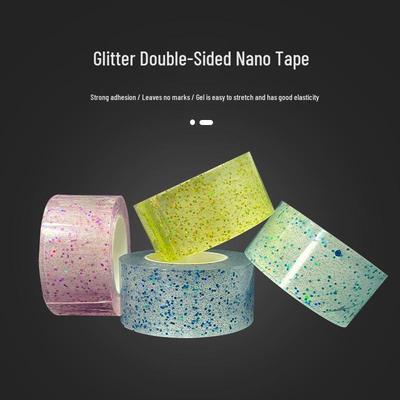 Traceless Double-Sided Nano Adhesive Tape & Bubble Squeeze Decompression Toy