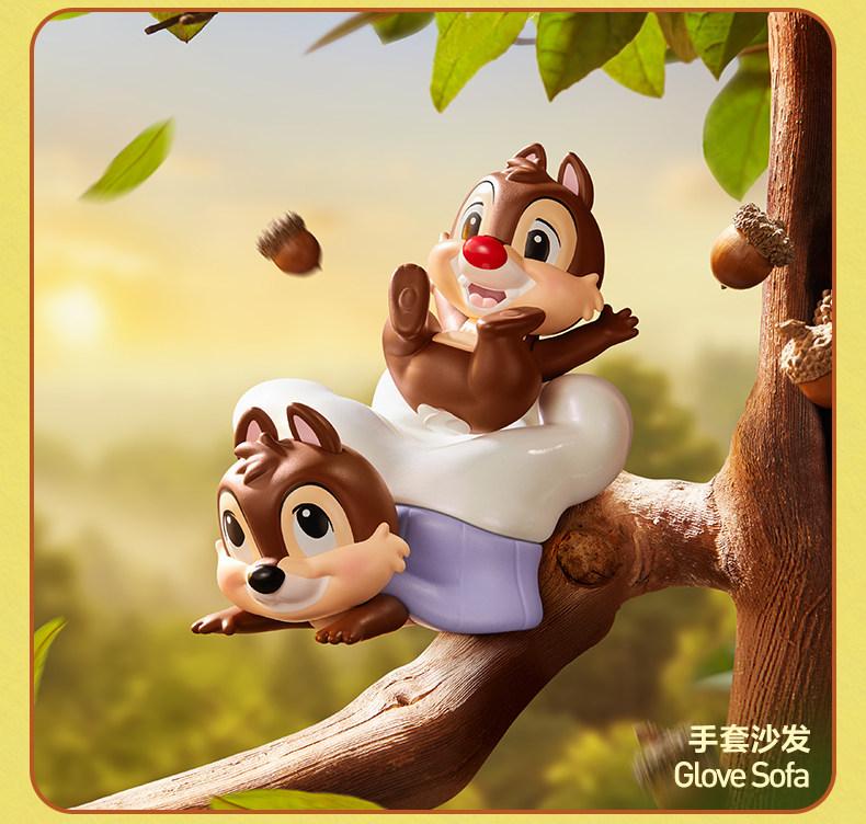 Chip And Dale Figurine Blind Box Flocked Desktop Ornament Collectible Home Decor Gift For Adult Collectors