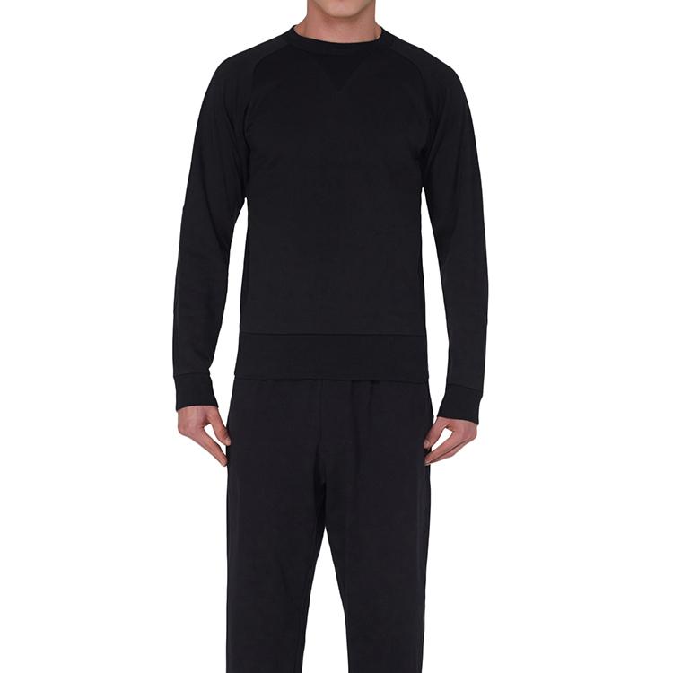 Y-3 Large Back Logo Cotton Sweatshirt Men Tops Black S13583