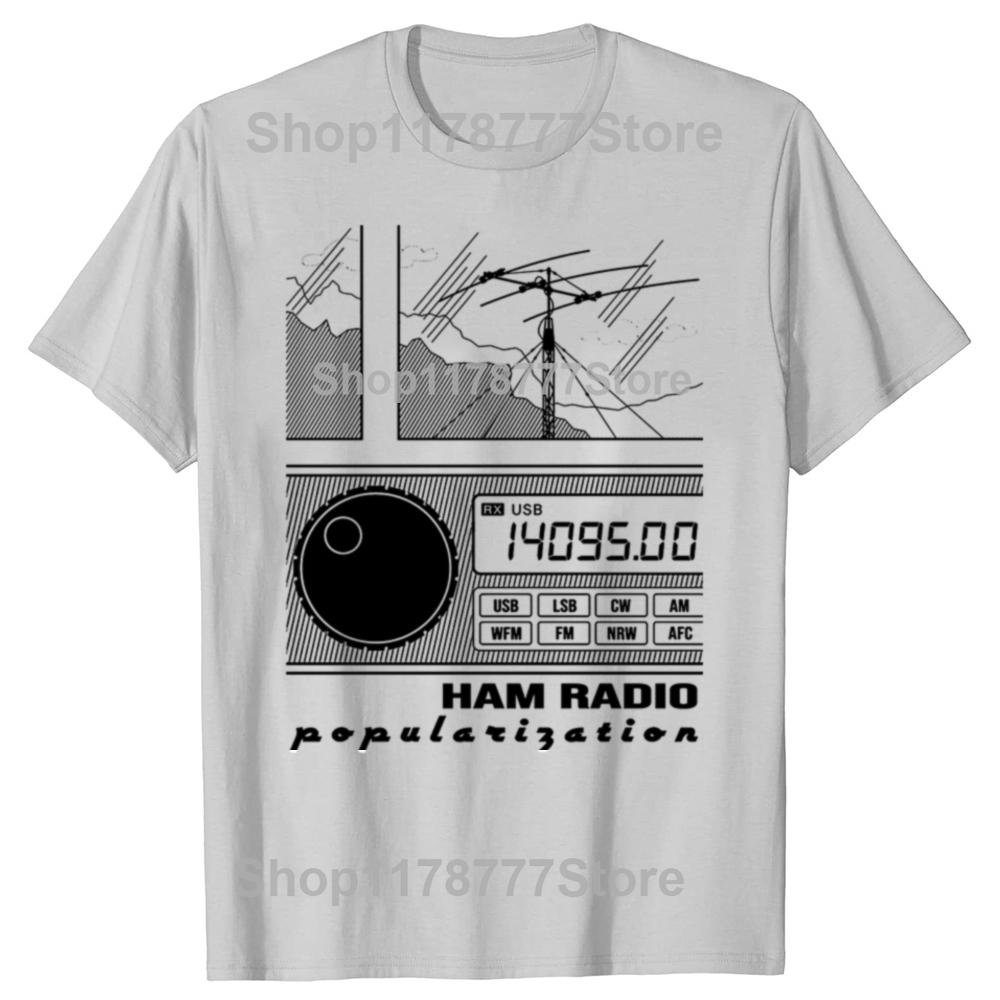 Funny  Amateur Ham Radio Operator T Shirts Short Sleeve Birthday Gifts Mens Clothing Fashion Casual Loose Oversized T Shirt