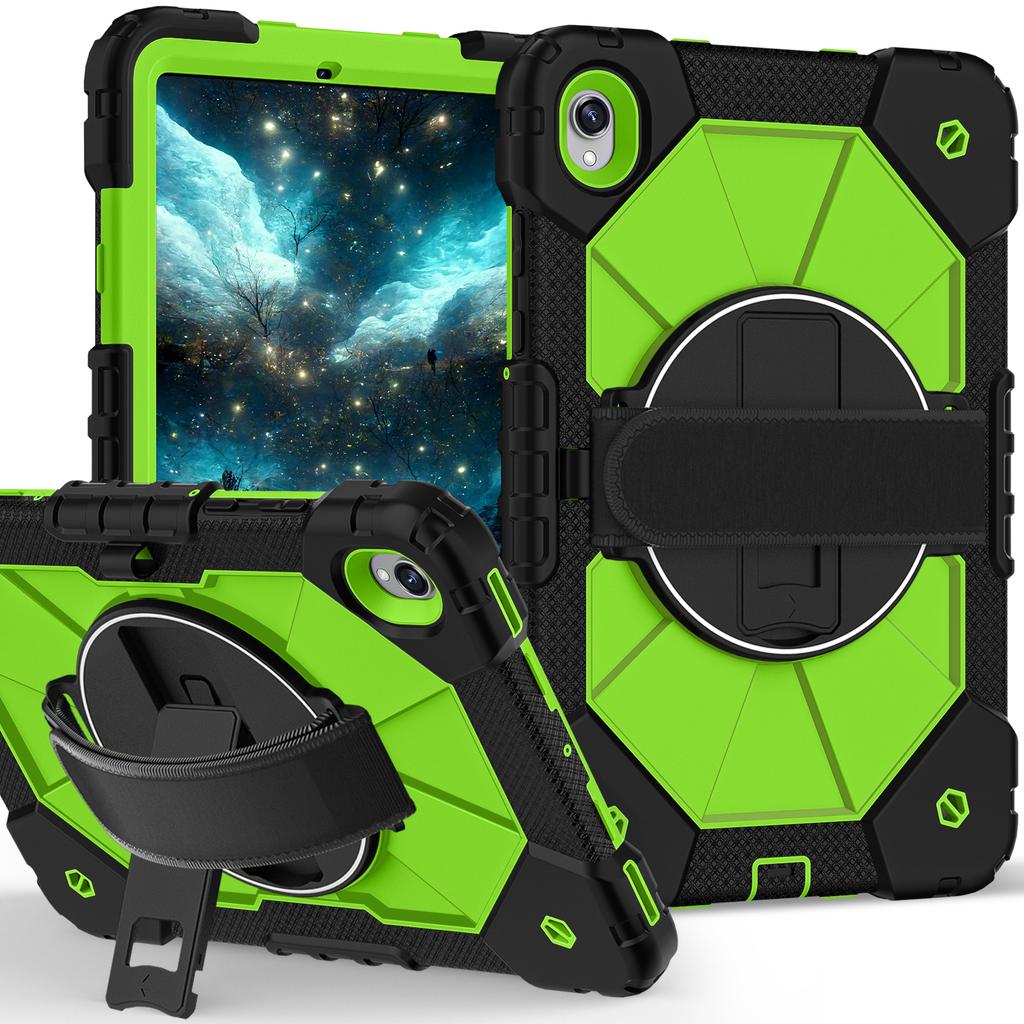 For Samsung Tab Case S11 S10 S9 FE A11 A9 Plus A7 Lite Tablet Stand Case Thick Shockproof with Rotating Strap Kickstand Cover