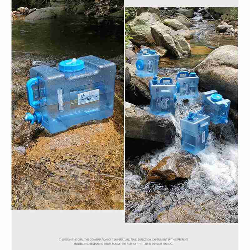 Wassereimer Container Wasserhahn PC Tank Outdoor Camping Zubehör 15L Wassereimer Container Wasserhahn PC Tank Outdoor Camping Zubehör 15L