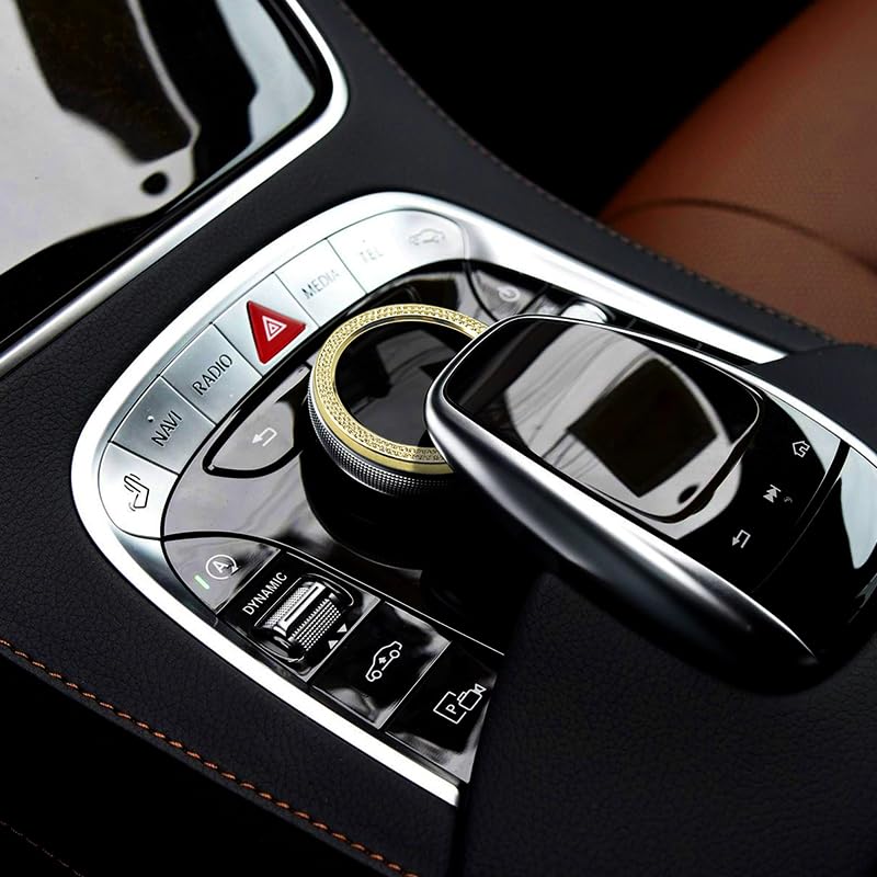

ONGOXD Mercedes-Benz S Class (2014-2020) W222 Exclusive Vent Ring Interior center console ring золотой