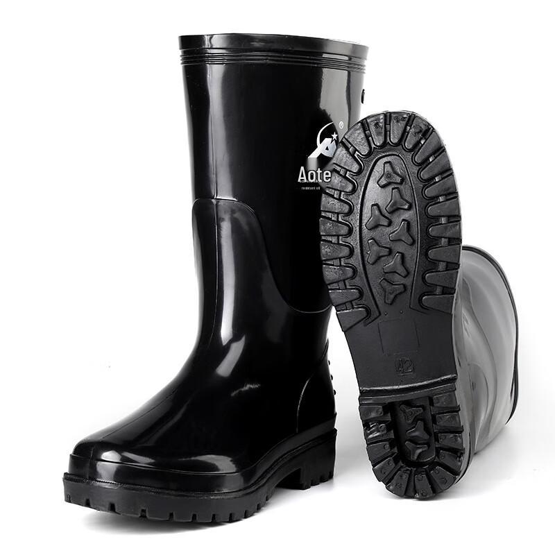 Aoteta Men s 501 Mid-Calf Waterproof Rain Boots 41
