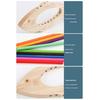 Fine Motor Training Wooden Fishbone Toy With Method Color Recognition Activity For Preschool Learning And Play