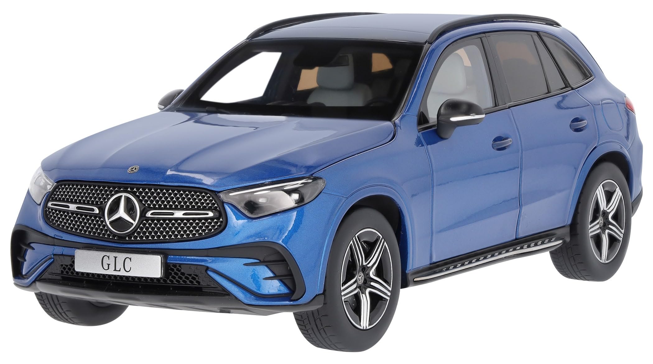 

Genuine GLC AMG Line Spectral Blue Scale Model [Mercedes-Benz Collection] (X254) 1/18
