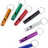 Aluminum Alloy Emergency Whistle Ultralights Safety Survival Whistle For Camping Hiking Outdoor Emergency