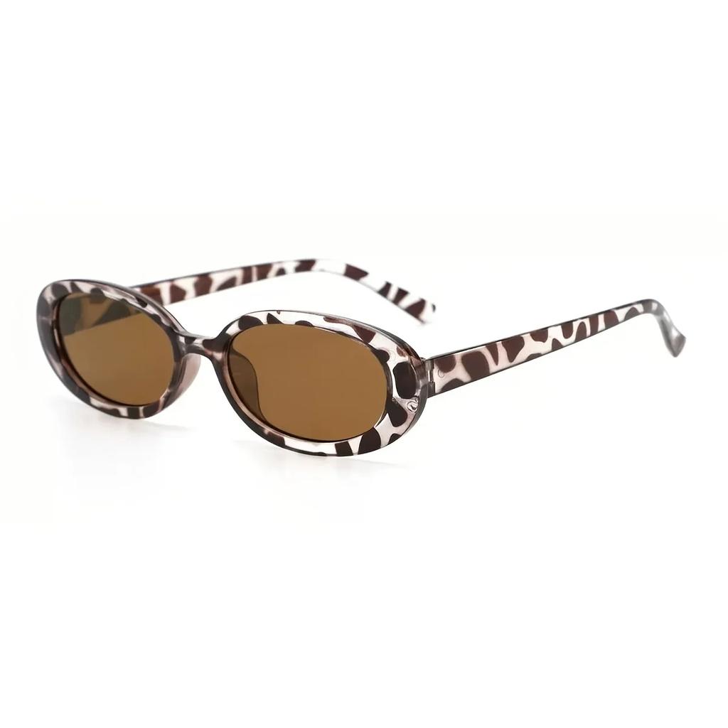 1/2PCS Women Small Oval Sunglasses Vintage Women's Brand Designer Sun Glasses Fashion UV Protection Shades