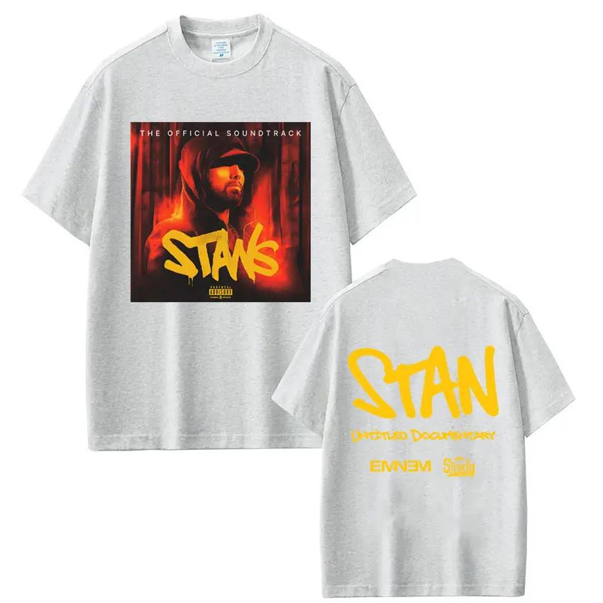 Rapper Eminem 2025 Neues Album Stans Hip Hop T-Shirt Herren Damen Trendy Popmusik Hochwertiges T-Shirt Locker Baumwolle Freizeit T-Shirts