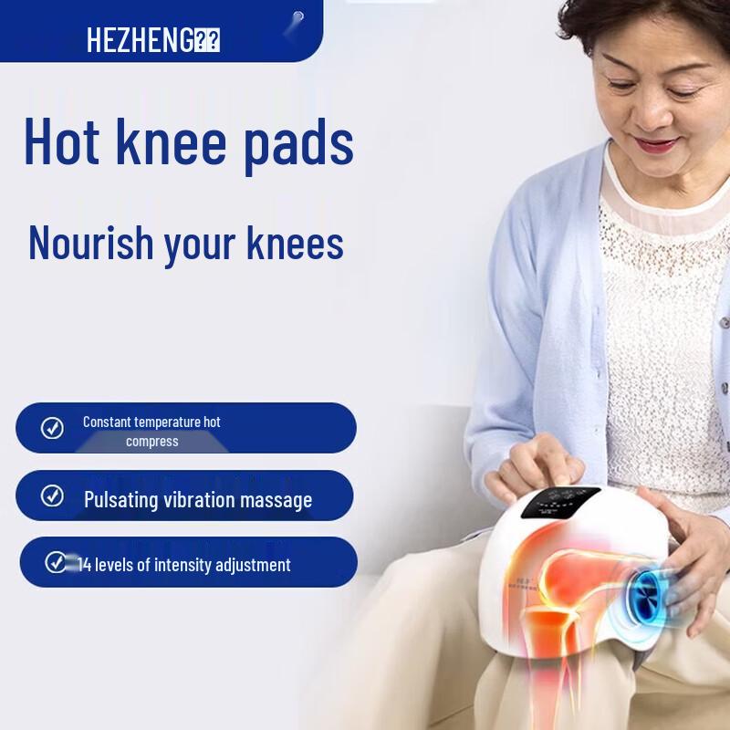 HeZheng Portable Knee Massager with Heat Therapy CN plug (adapter included)