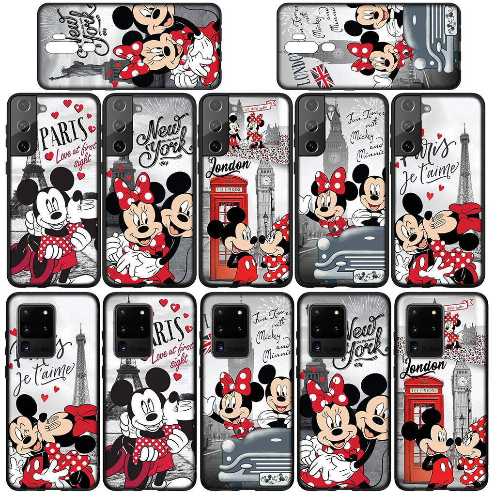 Phone Case for iPhone 17 16 15 Plus Huawei P30 P20 Lite Redmi Note 14 12 11 13 Pro Max OPPO A60 A80 A40 A18 A38 A54 Lovely Mickey Mouse Minnie Cover