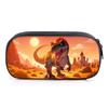 Hot Sales Dinosaur Print 3D Cartoon Layered Pencil Case & Pen Bag Best Gift for Boys/Girls School Supplies