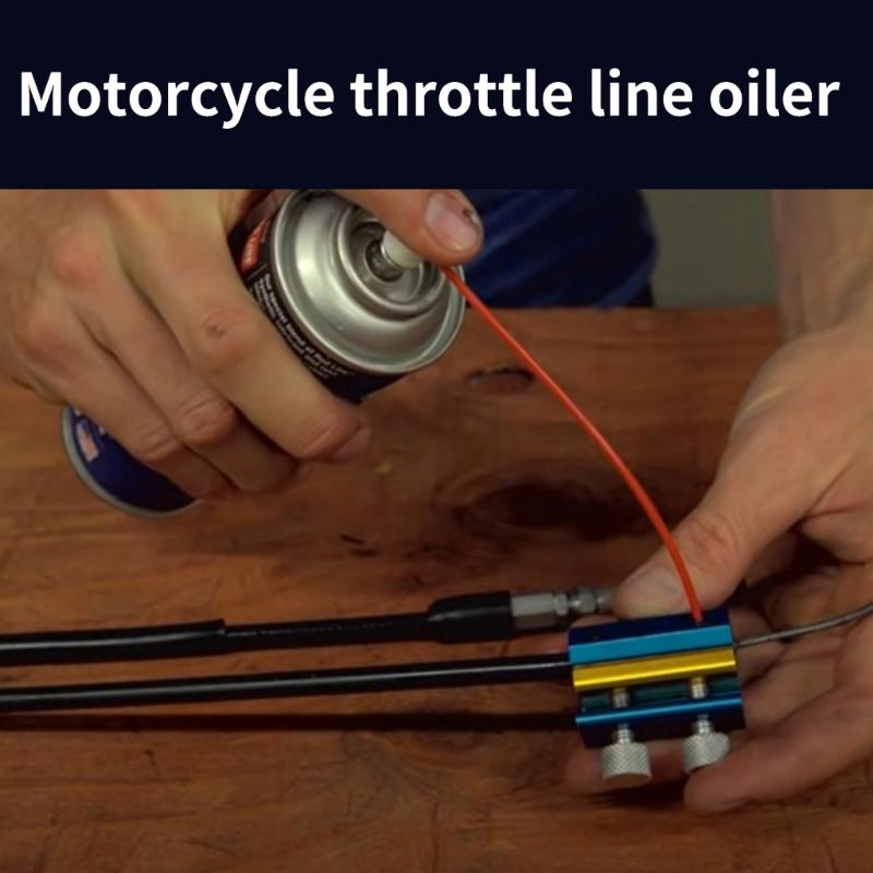 Cable Oiler Luber Double Cable Lube Luber Lubricator Lubricants Tool Motorcycle Scooters Universally Tool