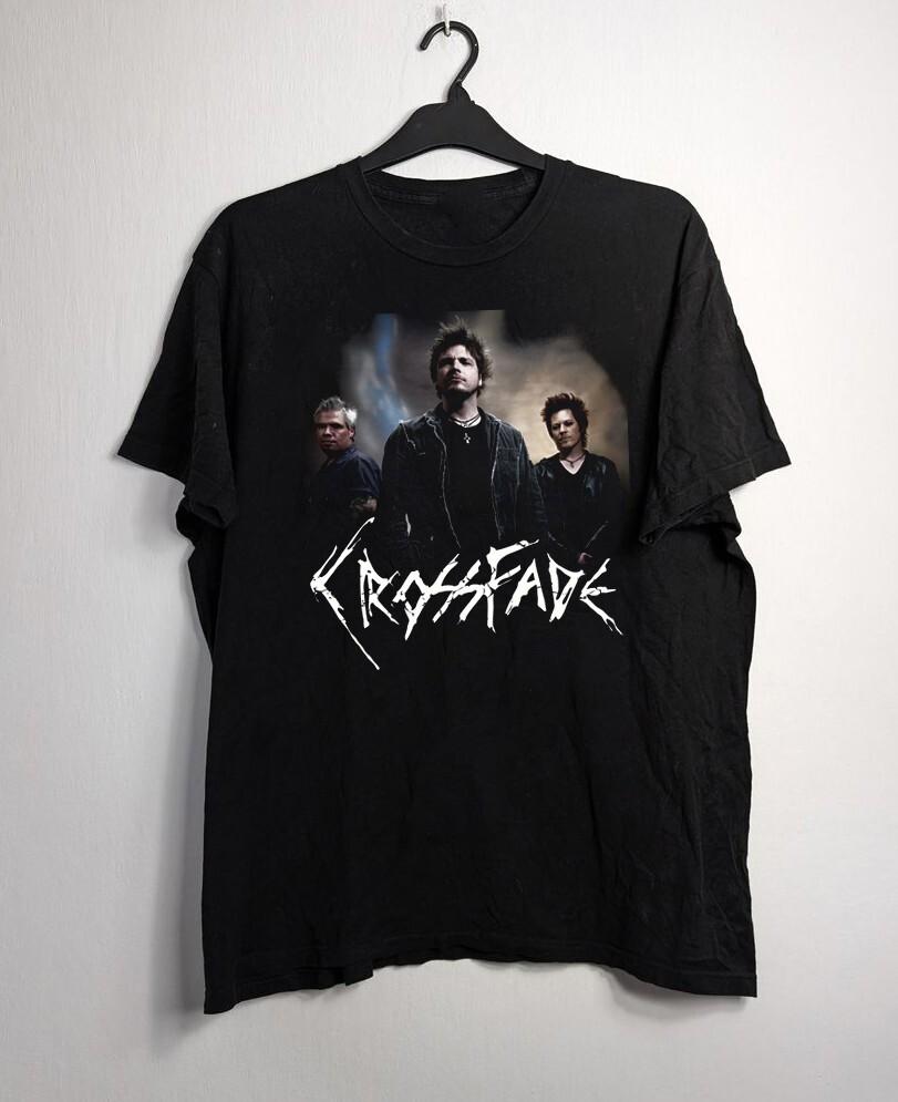 CROSSFADE BAND BLACK 100% COTTON SIZE S TO 5XL SHIRT BL1176 Unisex T-Shirt M