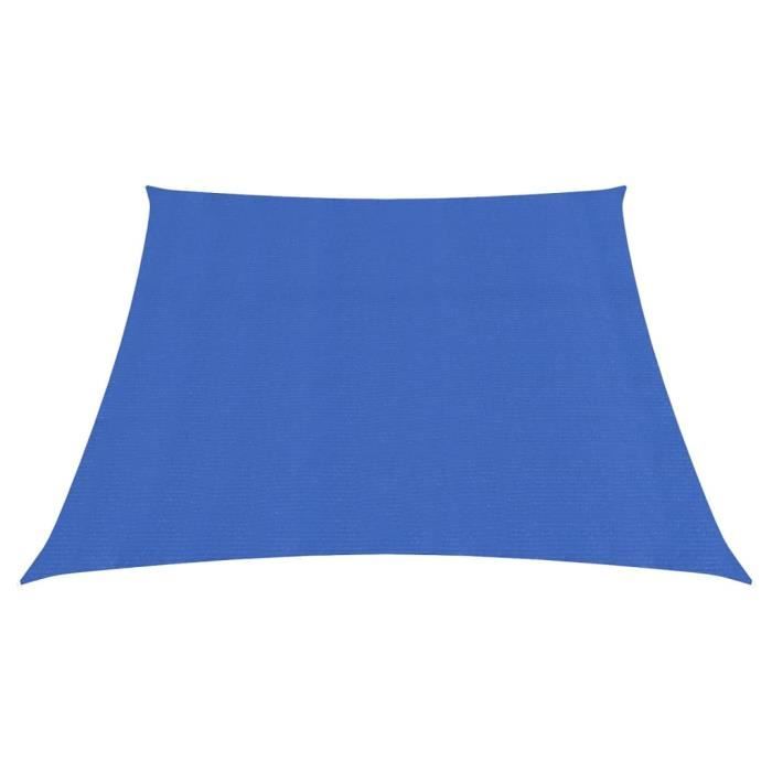 VidaXL Shade Sail 160 G-m² Blue 3-4x2 M HDPE