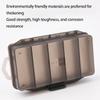 Gun Color Five Grid Box Fishing Gear Bait Glitter Storage Box Accessories Box Plastic Set Tool Box Lure Box