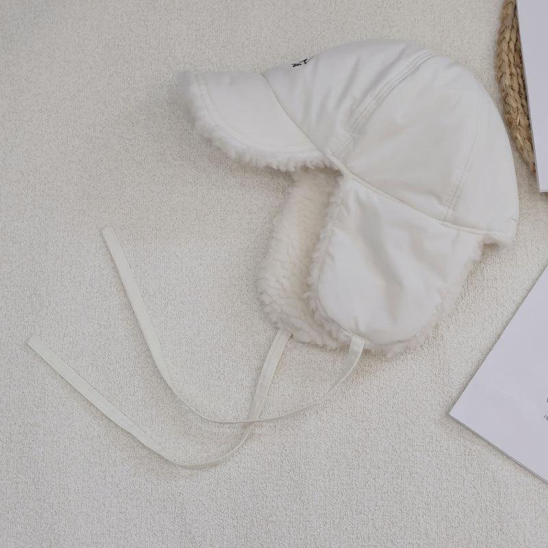 

Кепка с козырьком, Флис, Шапка Лей Фэн, Зимняя женская из овечьей шерсти, Теплый пуловер, Защита ушей, Лыжная шапка. ONE SIZE