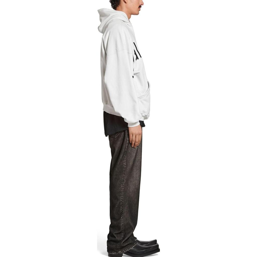 Balenciaga Logo Printed Oversized Hoodie 739024TOVN99081