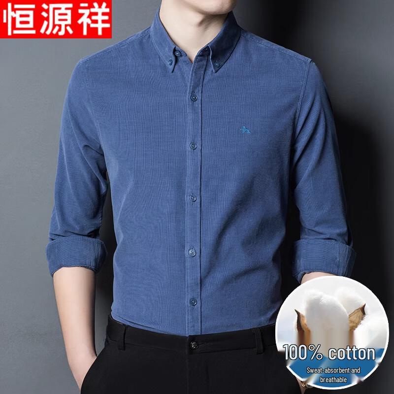 Hengyuanxiang Heren Casual Tops 100% Katoen