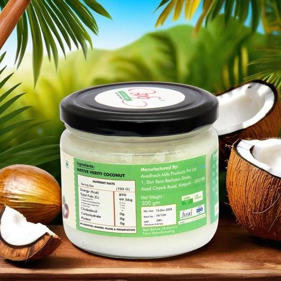 Arth Agro Farms Wood Pressed Coconut Oil (500ml) – Pure Cold Pressed & Organic | Coconut Oil Organic Cold Pressed