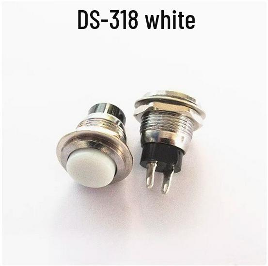 DS-318 Round 12mm Momentary Push Button Switch for Doorbell or Small Horn
