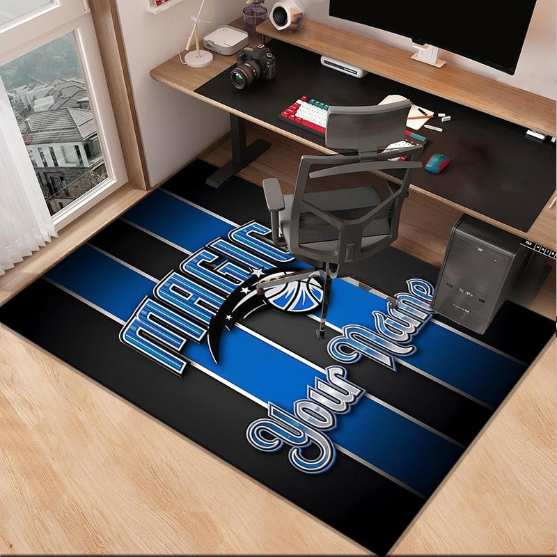 Custom NameOrlando basketball Team Carpet, Indoor Rug, Chair Rug, Living Rooms, Doormat Made From Polyester Home Decor Birthday Christmas Gifts