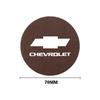 2Pcs Leather Car Coaster Anti-Slip Water Cup Mat For Chevrolet Cruze Malibu Colorado Suburban Equinox Blazer Trax Camaro Spark