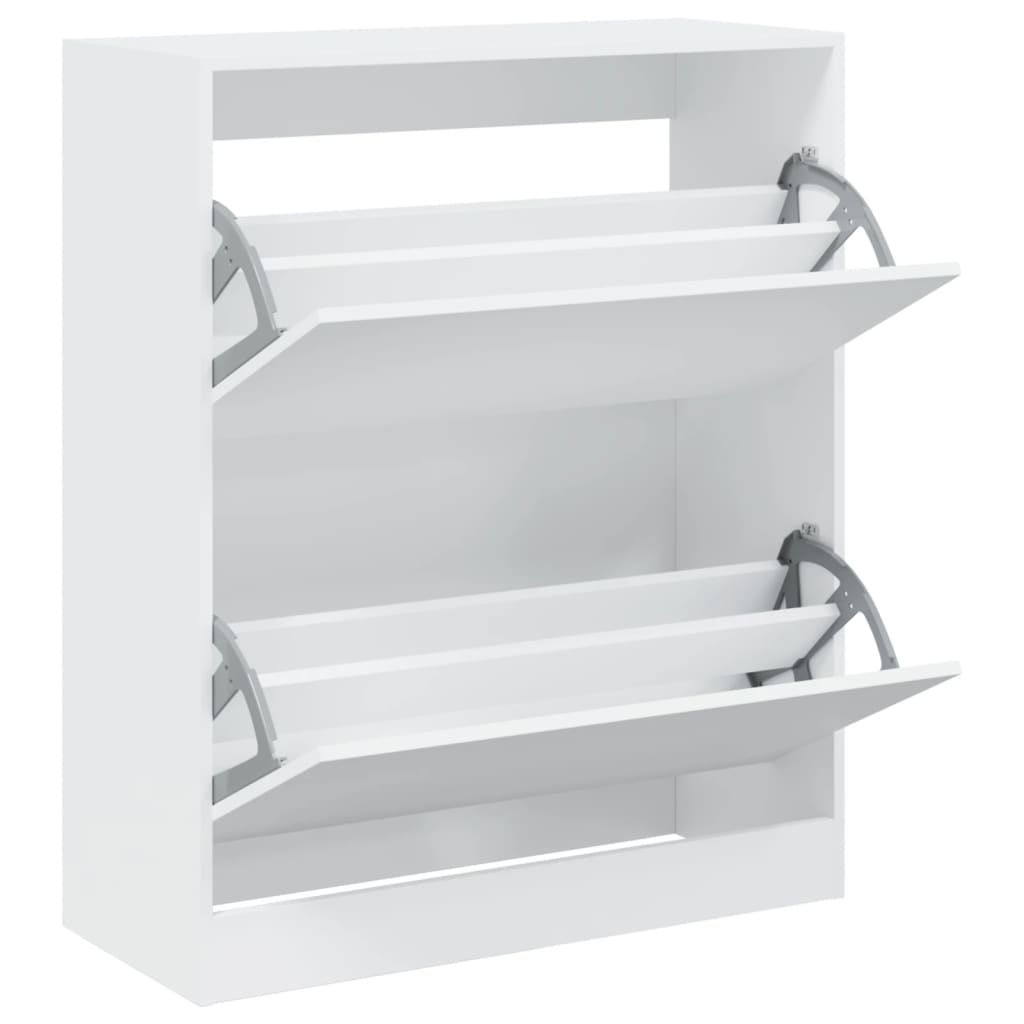 Vidaxl Szafka Na Buty, Biała, 80X34X96,5 Cm, Materiał Drewnopochodny