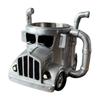 Unique Truck Coffee Mug Handcrafts Resins Semi Truck Shape Coffee Cup for Home Desktop Decoration and Trucker Gift