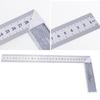 30cm Stainless Steel Right Angle Measuring Rule Tool Square Ruler 0-12 Inches Straight 90 Degree Angle Ruler Carpentry Measuring