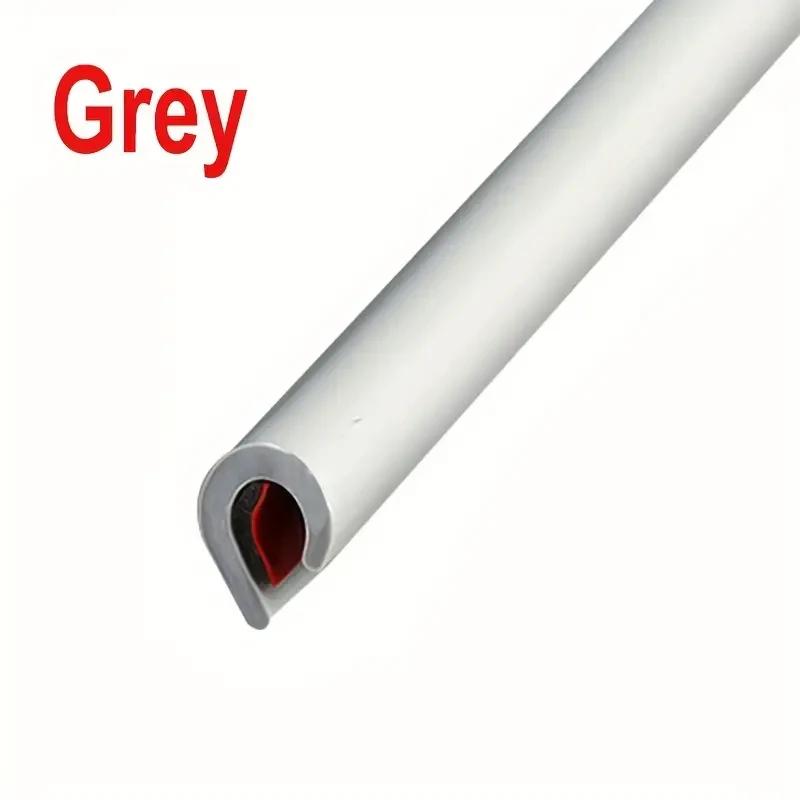 5M Car Door Edge Protector Universal Auto Anti Scratch Strip Chrome Moulding Trim Seal Strip For Air Outlet Door Hood Trunk