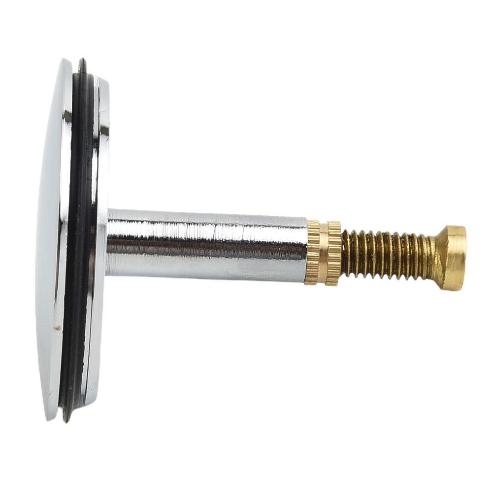 Chrome Plated 43mm Bathtub Drain Stopper for Bathroom Sink Replacement