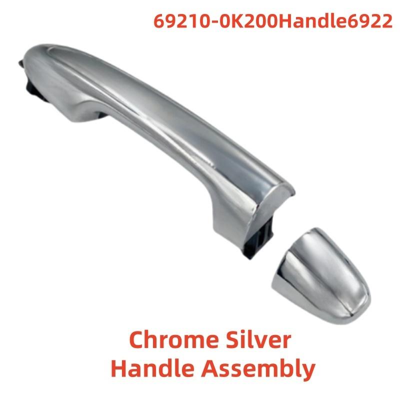 69210-0K200 Handle 6922 Chrome Accessories Tools For Toyota Hilux Revo 2015 2016 2017 2018  Glossy Black Handle Assembly
