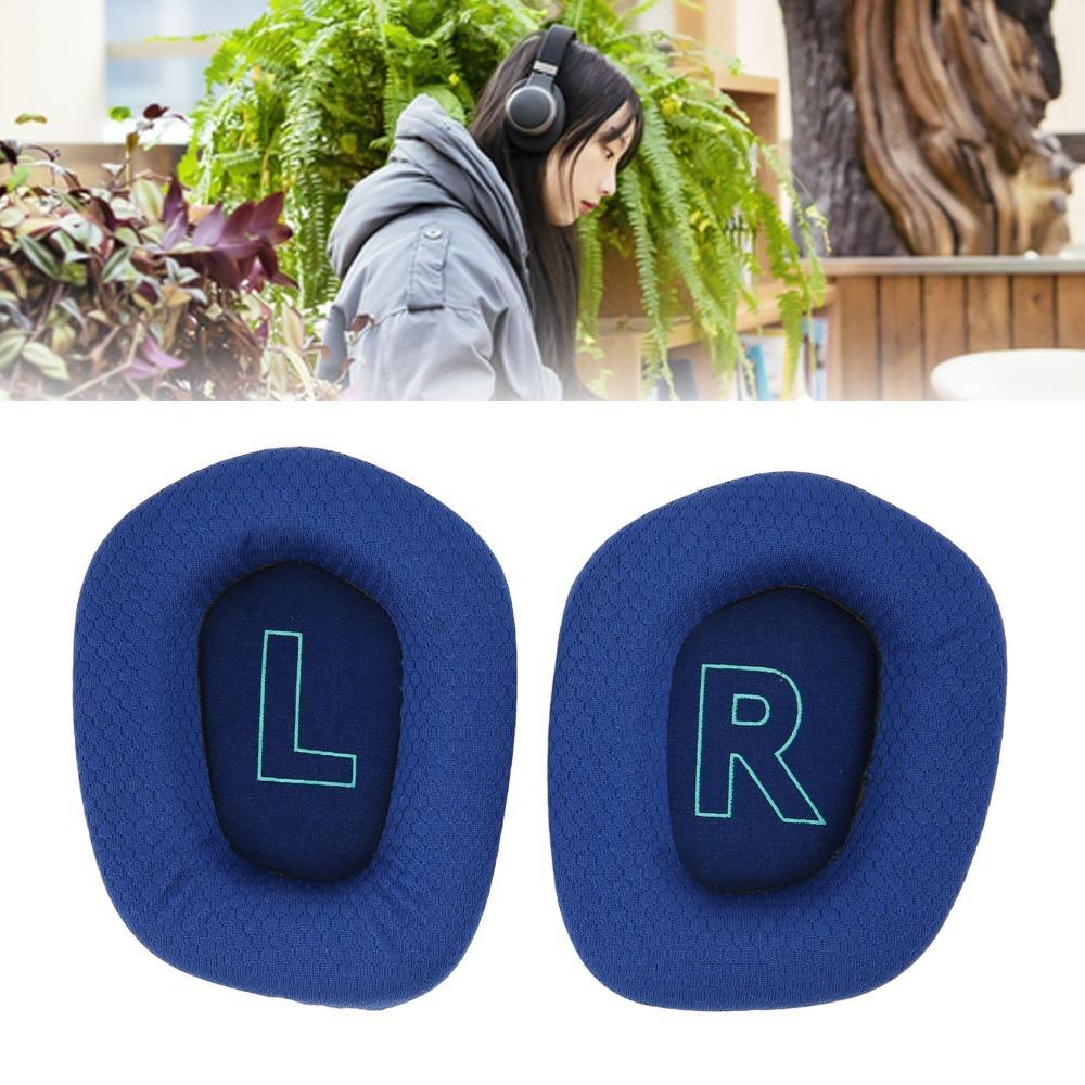 2PCS Comfortable Earpads Cushions Replacement Ear Pads for Logitech G733 Headphones Gaming Headset синий