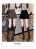 Women's Khaki Wool Pleated Shorts, High Waist, A-line, Loose Fit, Autumn/Winter 2025 Collection