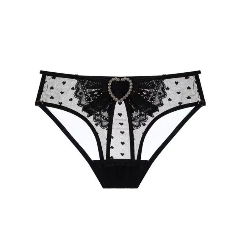 Ladies' Summer Romantic and Sexy Lace-trimmed Low-waist T-shaped Underwear