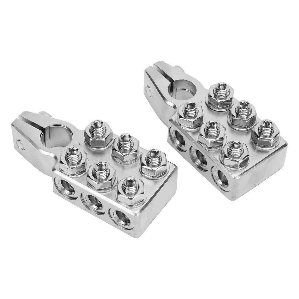 Battery Terminals Connectors Heavy Duty 12 Way Car Battery Terminals Clamps for SAE DIN EN Tapered Top Post