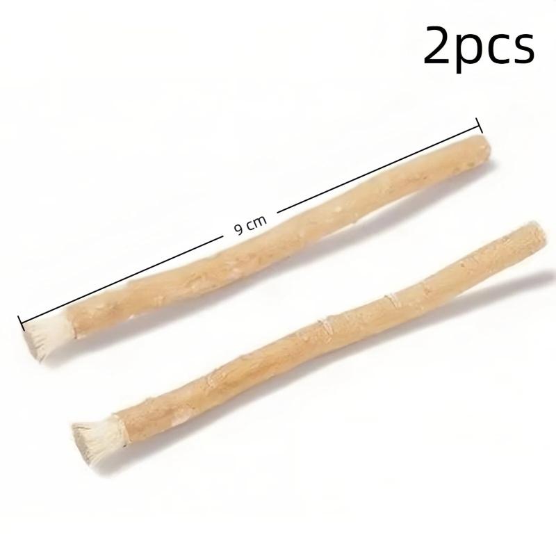 Natural Miswak Oral Care Toothbrush 4Pcs Traditional Arak Manual Teeth Whitening for Travel Daily Use